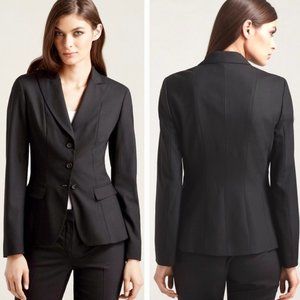 Elie Tahari Black 3-button Blazer